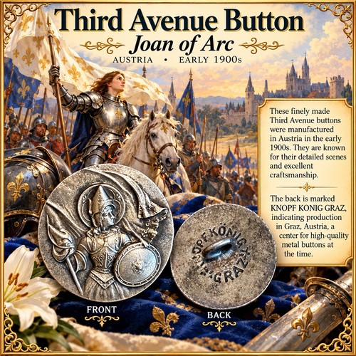 3rd ave pictorial button joan - pictorial, button~joan